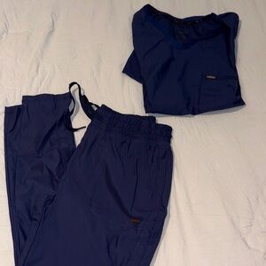 Women’s Cherokee Navy Blue Scrub Set